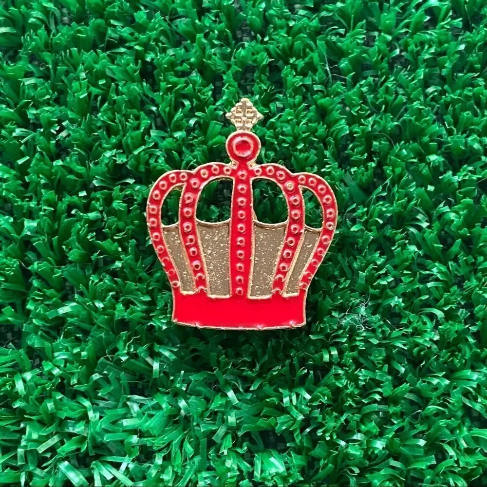 Queen Crown Alice Wonderland Collection Enamel Pin